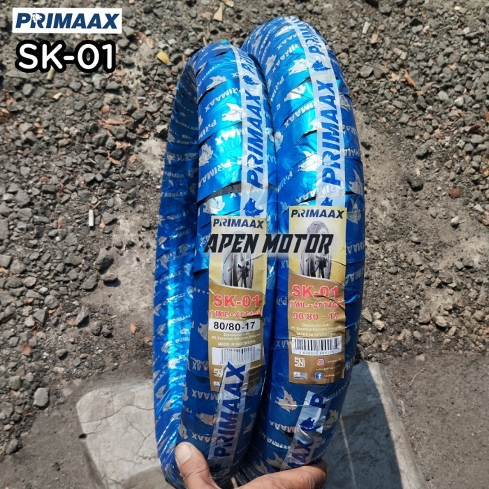 1 Set Ban Donat Satria Fu Supra Primax Sk 01 Uk 80/80-17 & 90/80-17