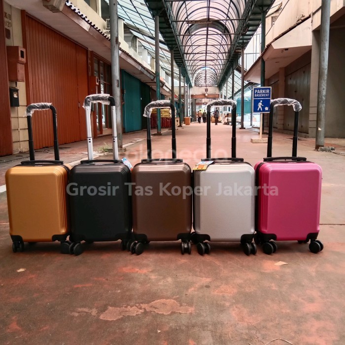 Koper 16 Inch Fiber Polo Asia Kabin Size Promo Cuci Gudang