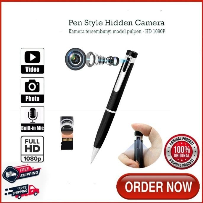 Spy Cam Pen V7 Full Hd 1080P - Kamera Pengintai - Spy Camera / Spy Pen