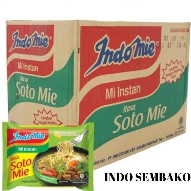 

Indomie Soto Mie dus / Mi Instan Soto Mi / Indomie Rasa Soto Mie