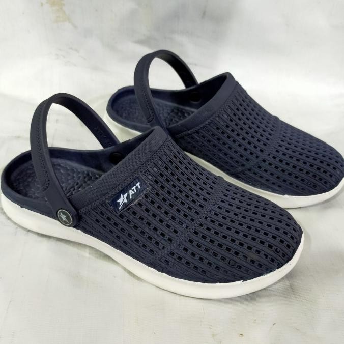 Sandal sepatu pria karet ATT/Sendal slop Baim