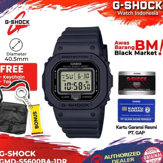 G-Shock Gshock Gmd-S5600Ba-1Dr Gmd-S5600Ba Gmd-S5600 Gmds5600Ba