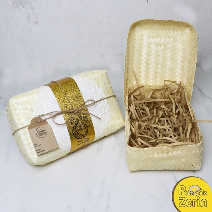 Box Besek Hampers / Kotak Parsel Lebaran Idul Fitri - PEMPEK ZERIN