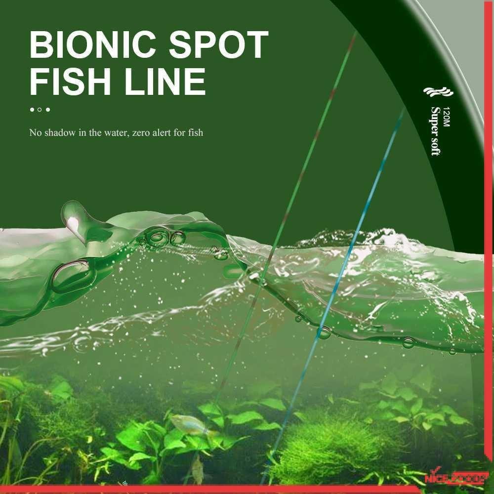 FTK Senar Pancing Invisible Spot Fluorocarbon Coating 120M