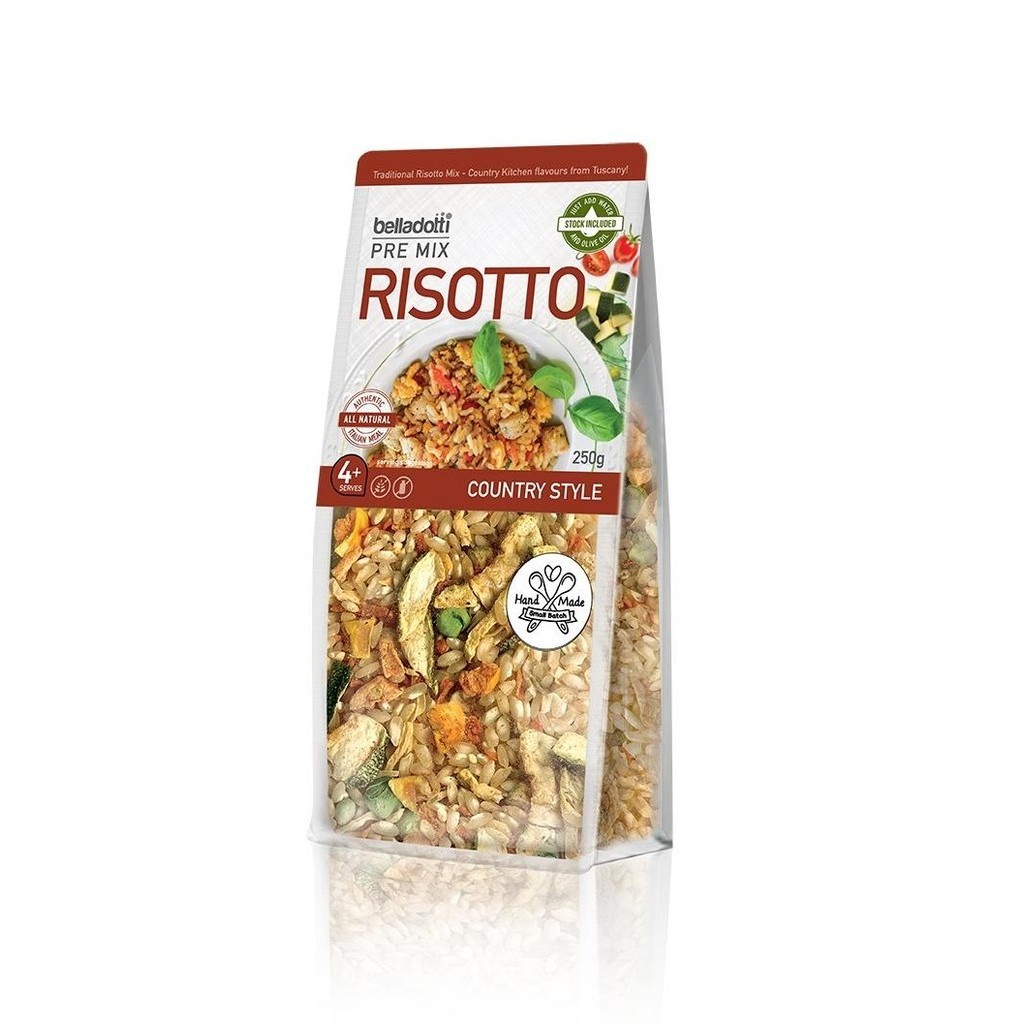 

Risotto Country Style Vegetarian Belladotti / makanan itali instant TPD