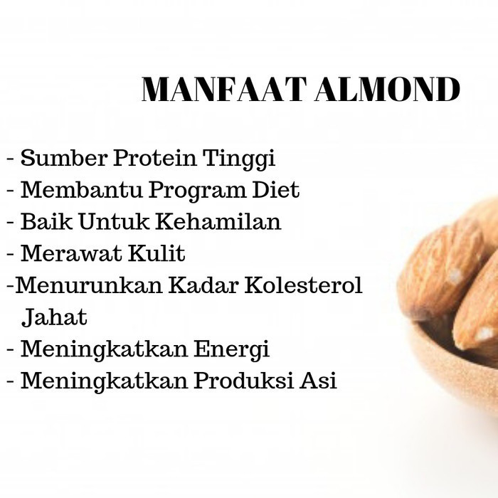 

Kacang Almond Panggang Blue Diamond 1Kg Roasted