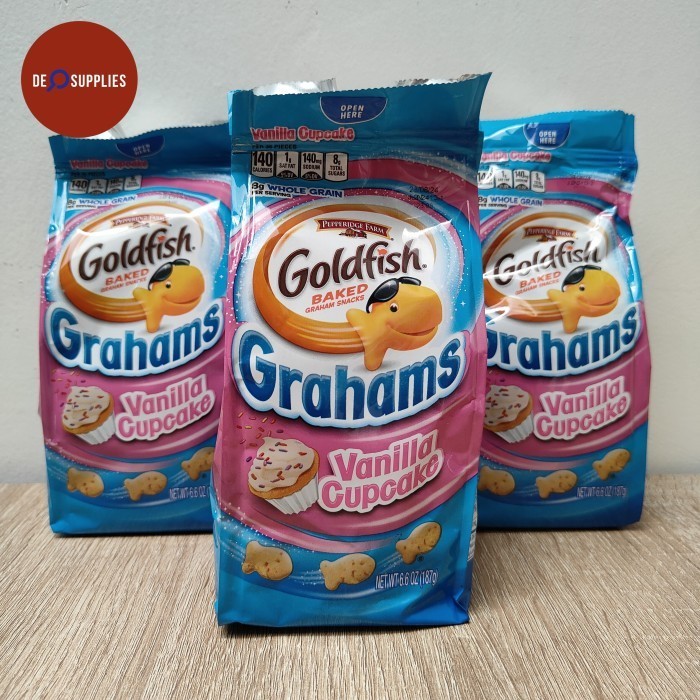 

Goldfish Baked Snack Crackers 187gr Cheddar - Cheese Colors - Grahams