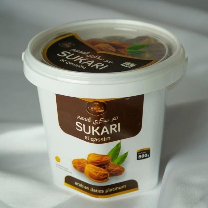 

Kurma Sukari Ember 800Gr Al Qassim Premium Dates Kurma Fresh Sukkari