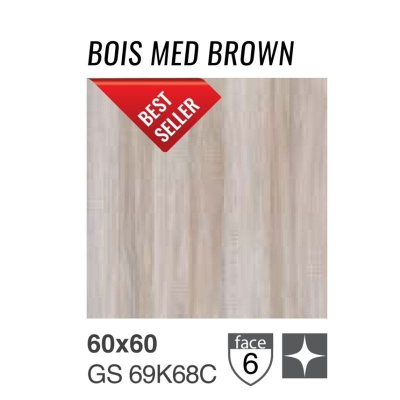 GRANIT GARUDA BOIS MED BROWN GS 69K68C UKURAN 60X60