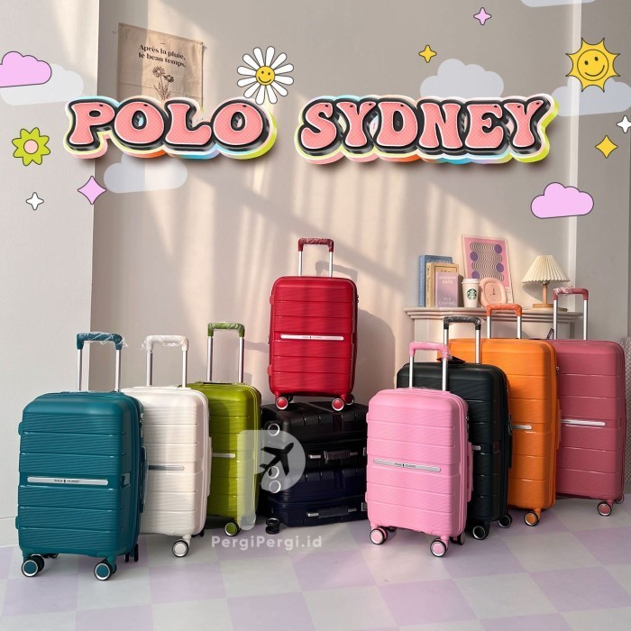 Koper Jumbo Polo Classic Size Bagasi 28 Inch Tsa Lock Expandable 10099