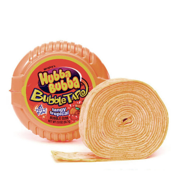 

HUBBA BUBBA Bubble Tape Gum Rolls 2 oz Permen Karet 56,7 gram