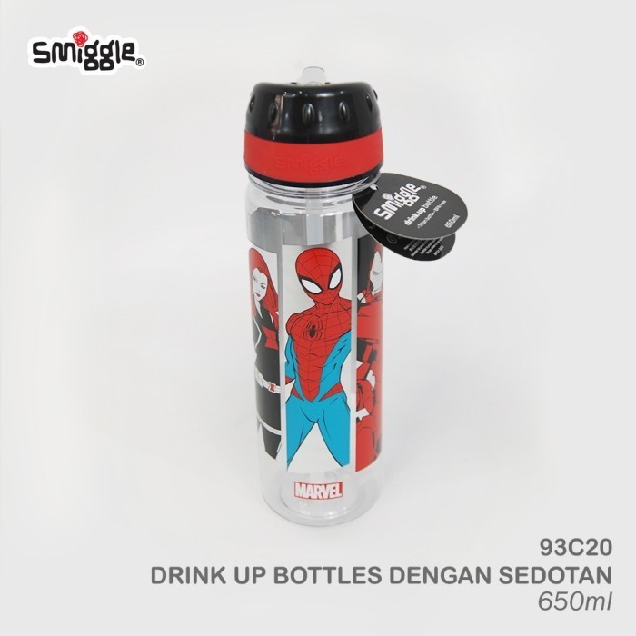 Botol Minum Smiggle Avengers Spiderman Marvel Ironman
