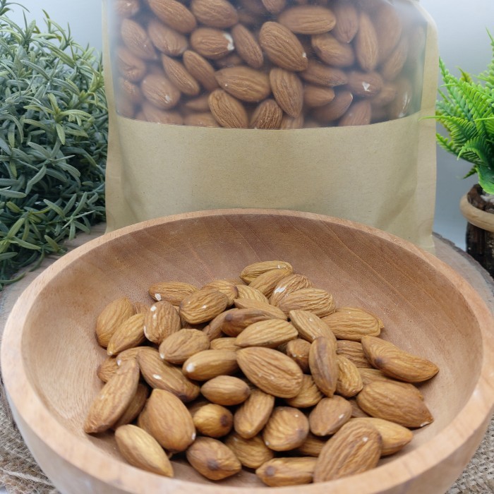 

Roasted Almonds / Kacang Almond Panggang 1kg - Diet, Snack, Sehat,