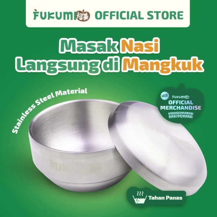 Fukumi Bowl - Mangkok Stainless Fukumi