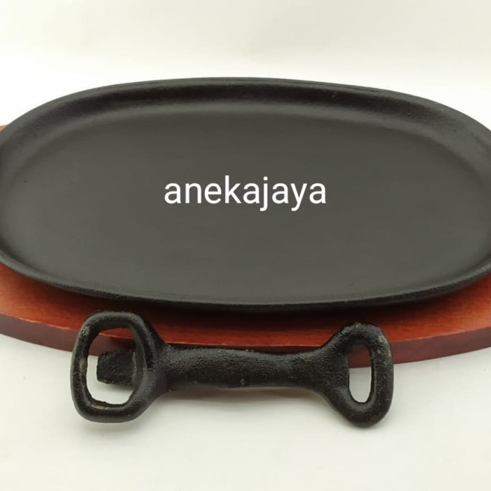 Hot Plate Steak/Piring Steak Oval Besar.