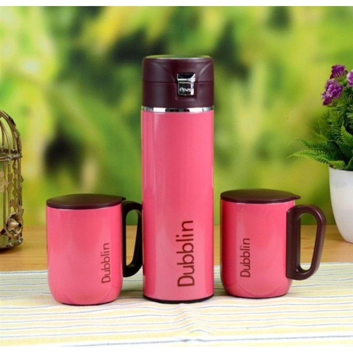 Termos Dan Gelas Mug Polo Dubblin Regent Gift Set 3 Pcs Bagus