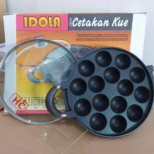 Cetakan Kue Takoyaki 15Lubang Idola Nitenbaru