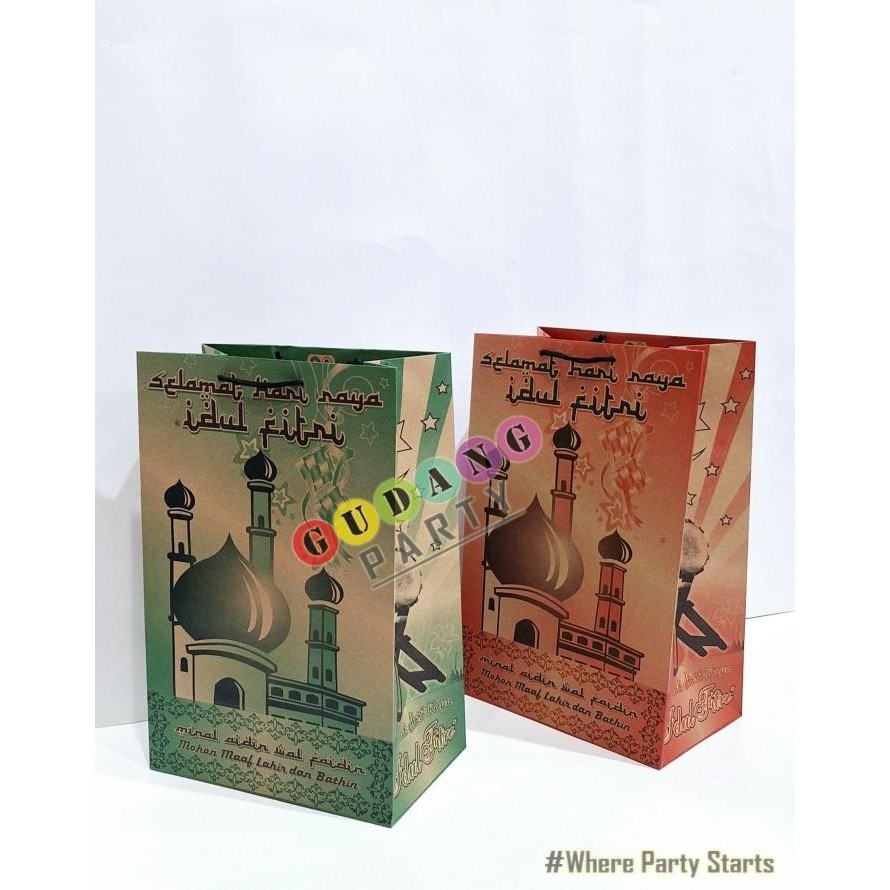 

Paper Bag Idul Fitri Murah Goodie Bag Tas Hampers Lebaran 056