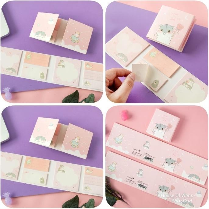 

STICKY NOTE PINK PHOEBE NOTES SET - MEMO TEMPEL