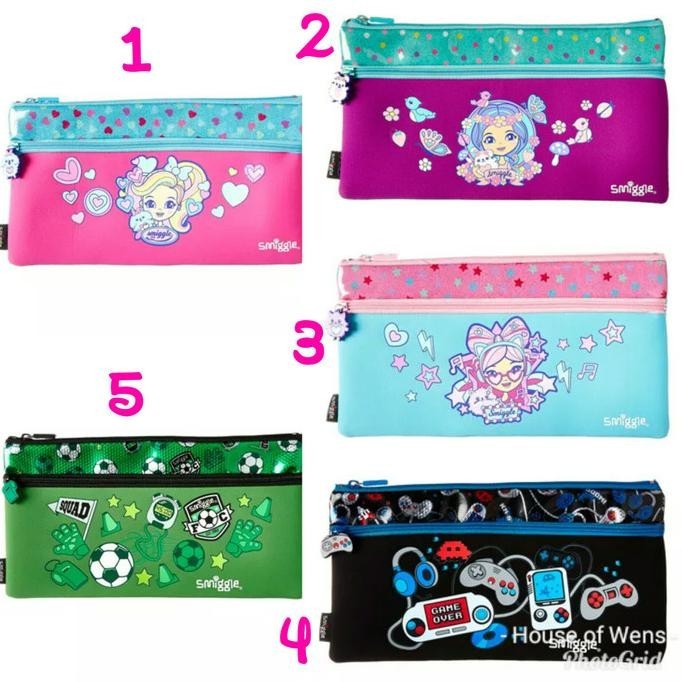 

SMIGGLE SQUAD 330 PENCIL CASE - TEMPAT PENSIL SMIGGLE