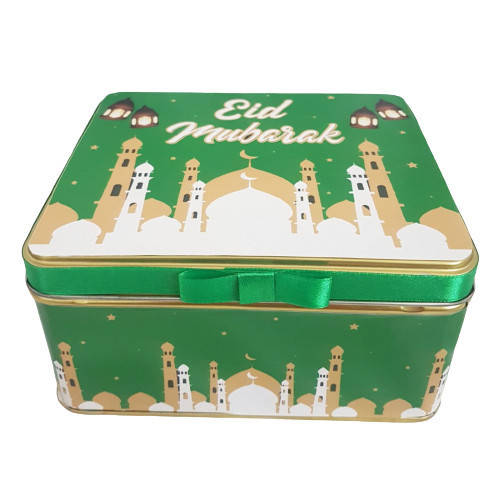 Box Lebaran Kaleng Kotak Hampers Souvenir Kue Idul Fitri Terbaru