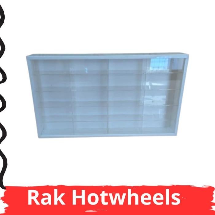 Rak Hotwheels Isi 20 Akrilik/ Tempat Hotwheels Akrilik / Hotwheels