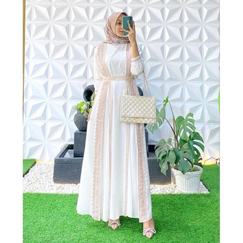 Baju Muslim Wanita Terbaru 2024 Games Dewasa Ghamis Maxidress Kaftan Jumbo Muslimah Murah Mewah Gami