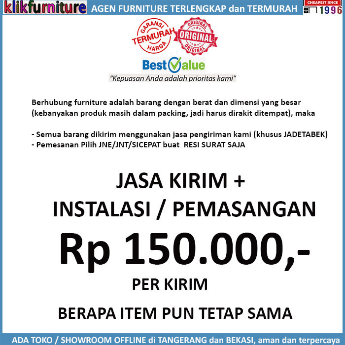 

Jasa Kirim dan Instalasi 150rb
