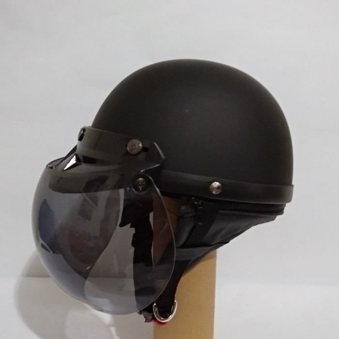 Helm Retro Chip + Kaca Go Original , + Pet Sni