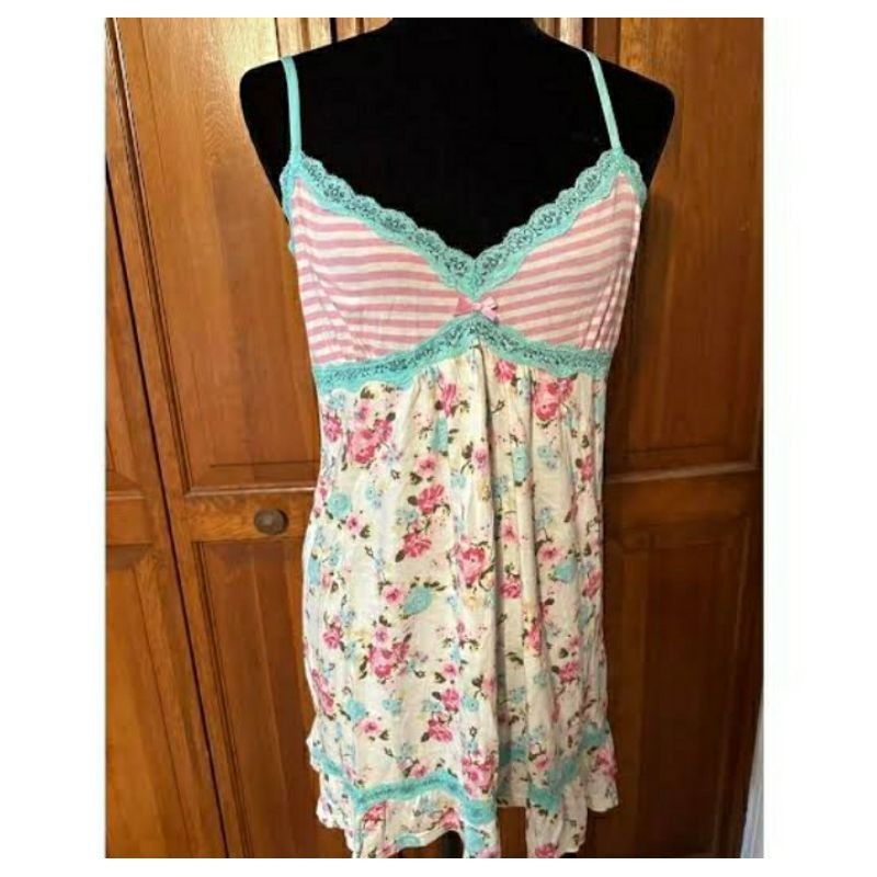 Singlet Lekbong Kutung Tanktop Bunga