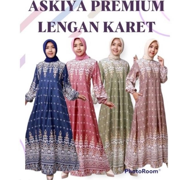 PAKET 100 ribu isi 3 gamis selena premium lengan kerut