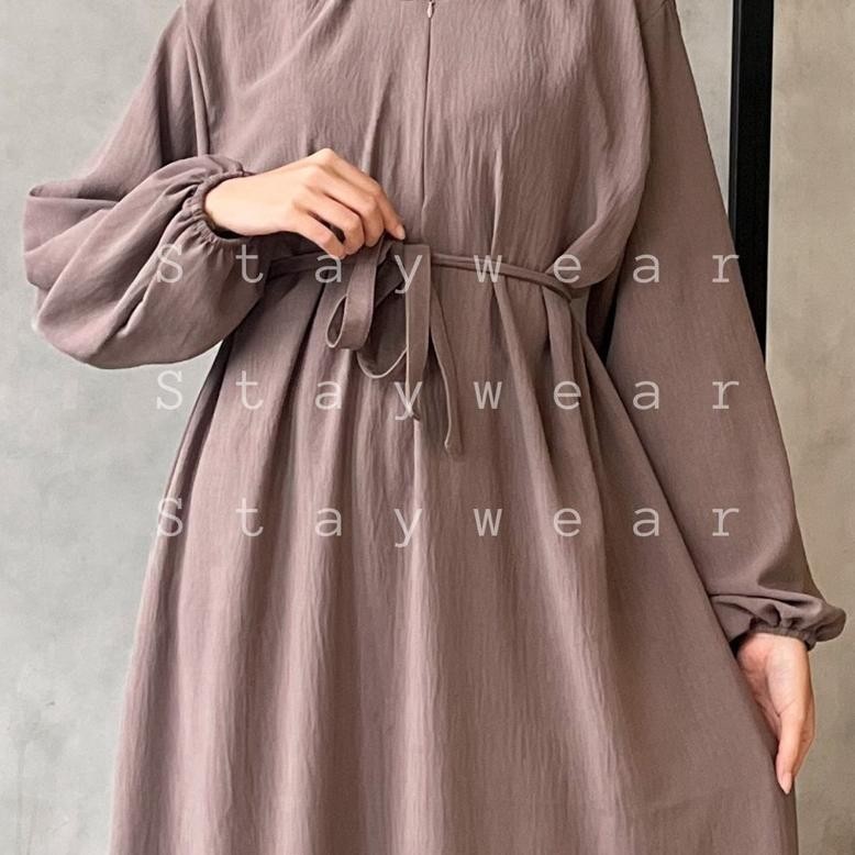 Dress gamis adiba crinkle