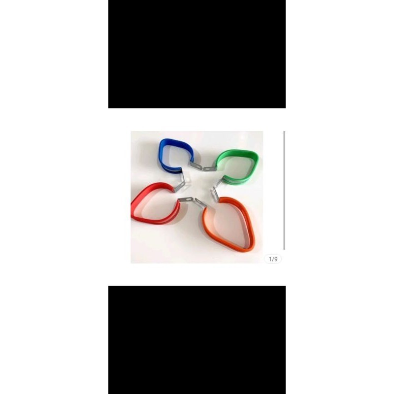 Klem knalpot racing/ breket knalpot racing model oval ukuran 3,5inci / 4inci / 4,5inci