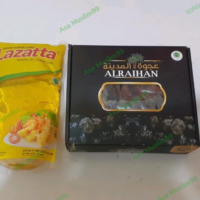 

Minyak Goreng 1Liter Plus Kurma Ajwa 1Kg Paket Hemat