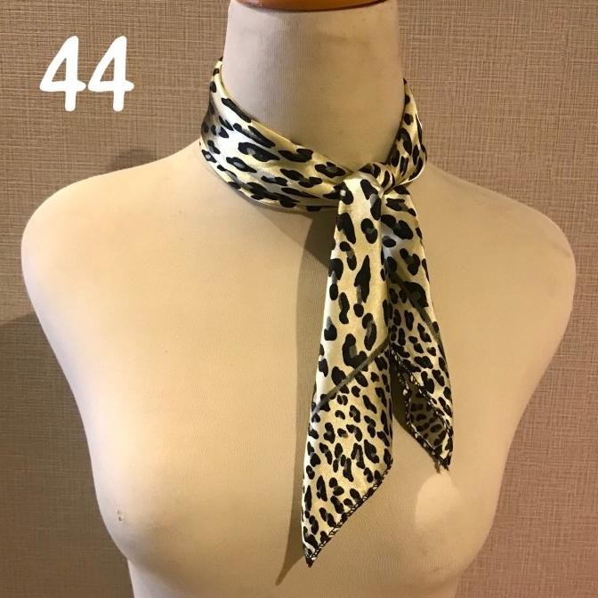 Syal Leher Pramugari Murah / Scarf Cantik / Bando Kain Bandana Rambut