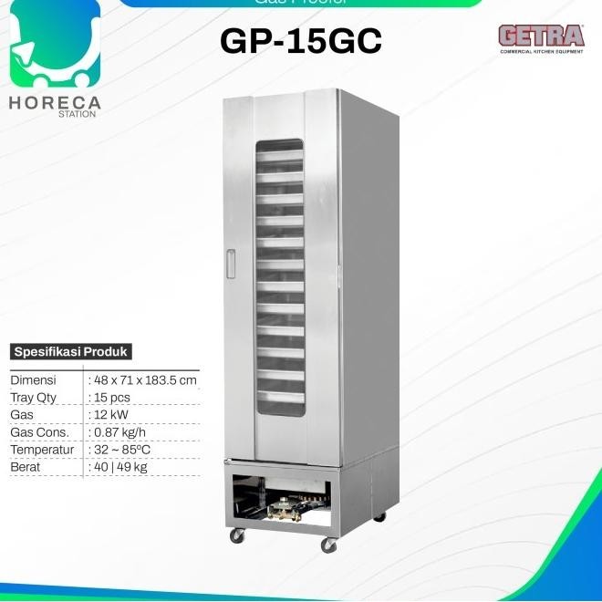 Getra Gas Proofer Low Pressure Gp-15Gc / Gp 15Gc / Gp 15 Gc Termurah