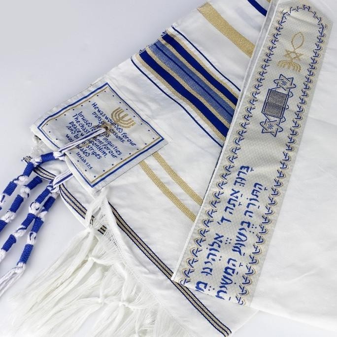 Tallith Shawl Jewish Tallit Syal 60Cm Talith Tallith Talitot Jewish