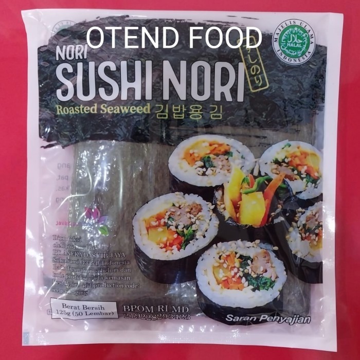 

Nori Sushi Nori Seaweed Roasted Rumput Laut 50 Lembar