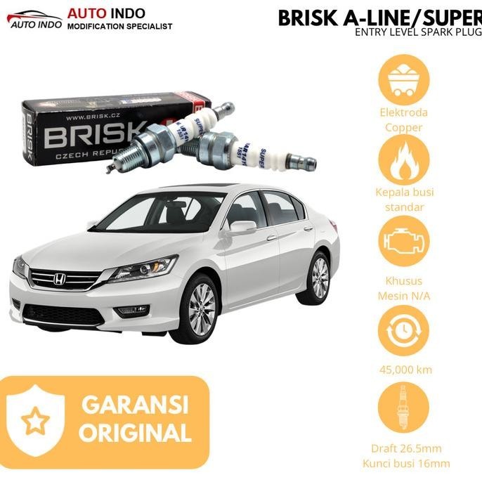 Busi Mobil Racing Honda Accord Gen 9 Busi Brisk Super QR15LC-1 Ori INDOTECH MEDIA