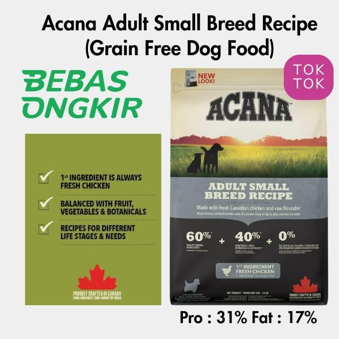 ACANA ADULT SMALL BREED (DOG FOOD) VINACANTIK28
