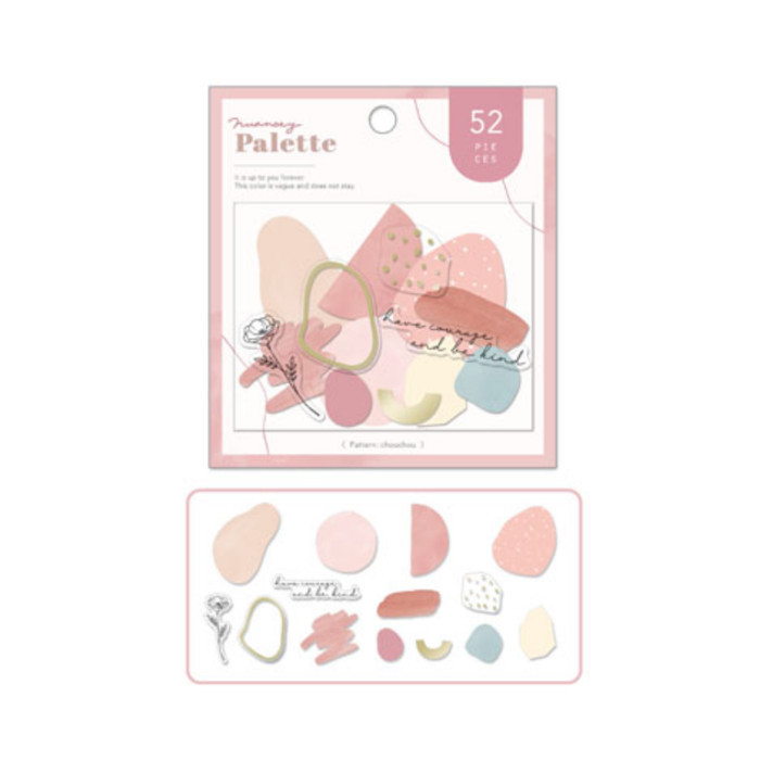 

Q-Lia Nuancey Palette Sticker Flake Stiker Dekorasi Limited Edition