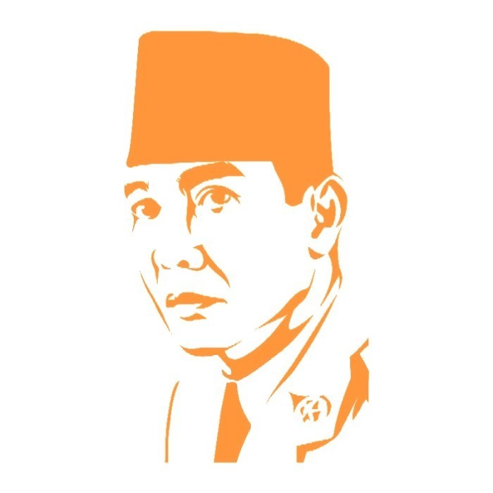 

Sticker bung karno, sticker sukarno /stiker custeam/stiker