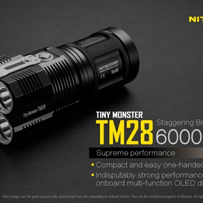 Senter Nitecore TM28 Tiny Monster 4 X 18650