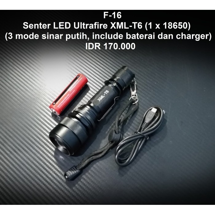 Senter LED Ultrafire XML-T6
