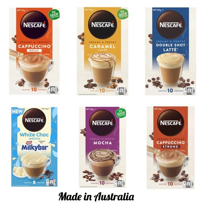 Nescafe Australia Gold Intense/Cappuccino/Milkbar/Caramel Latte Box