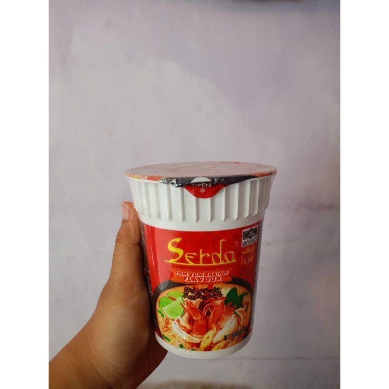 

Serda cup noodle instant Bangkok