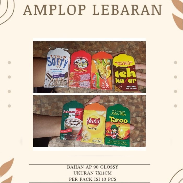

Limited Amplop Lebaran Idul Fitri Angpao Karakter Kartun Anak 1 Pak Isi 10 Baru!