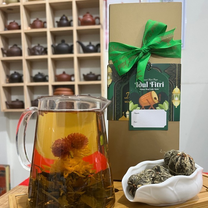

Limited Hari Raya Idul Fitri RamadanHamperGift Hadiah No.3 12-BloomingTea Baru!
