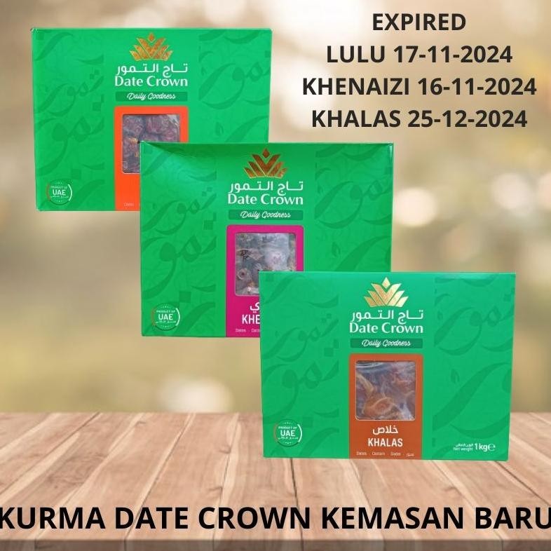 

POJ Kurma Date Crown 1 Kg - Khenaizi - Lulu - Khalas TERLARIS