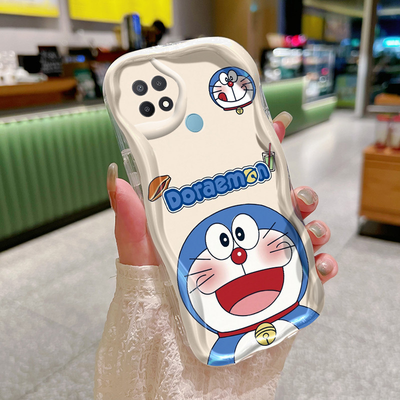 Casing Hp OPPO A15 A15s A35 Case sarung HP pola Doraemon Casing ponsel baru pelindung silikon Kesing